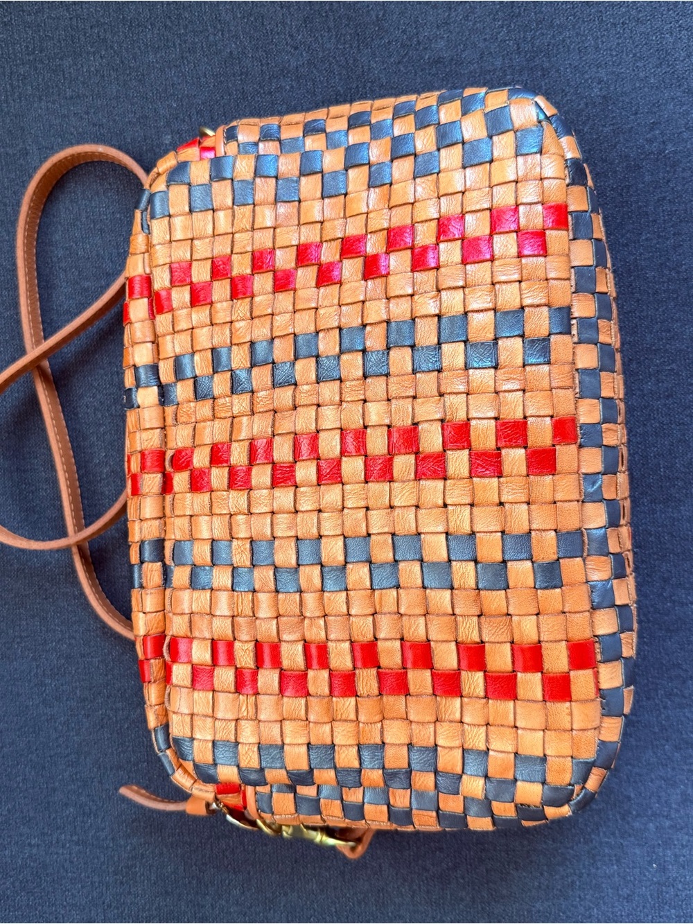 Clare V. Marisol Pinstripe Woven Checkered - Picture 4 of 13